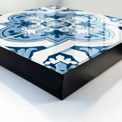 Carreaux dans les tons bleus