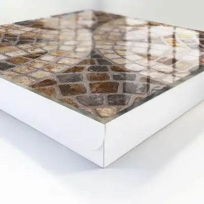Mosaïque élégante beige et grise