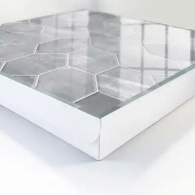 Motif géométrique gris