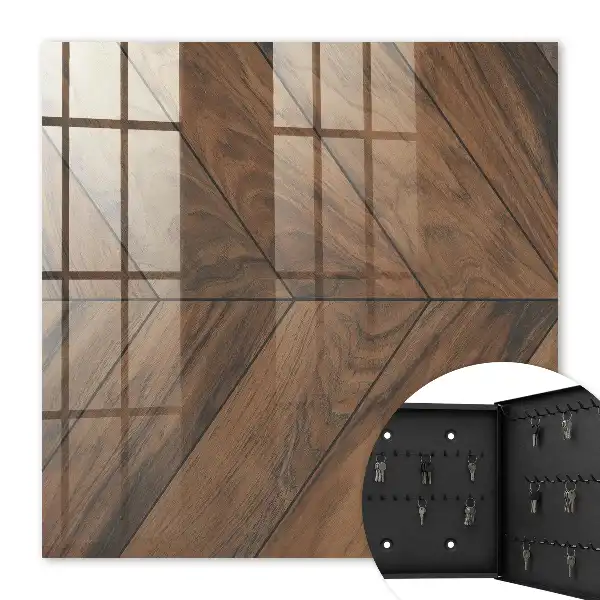 Chevrons en bois au design élégant