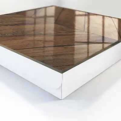 Chevrons en bois au design élégant