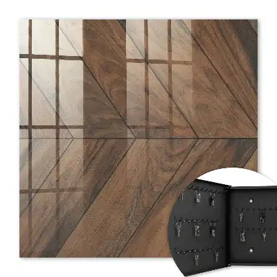 Chevrons en bois au design élégant