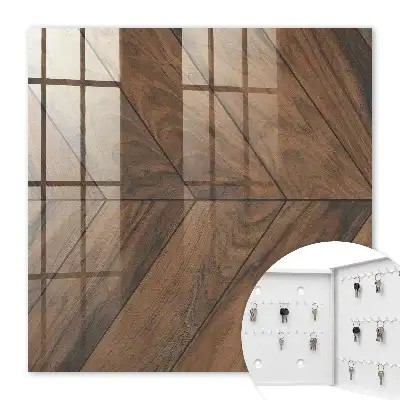 Chevrons en bois au design élégant