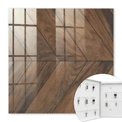 Chevrons en bois au design élégant