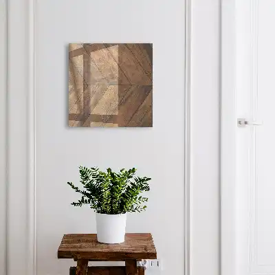 Chevrons en bois au design élégant