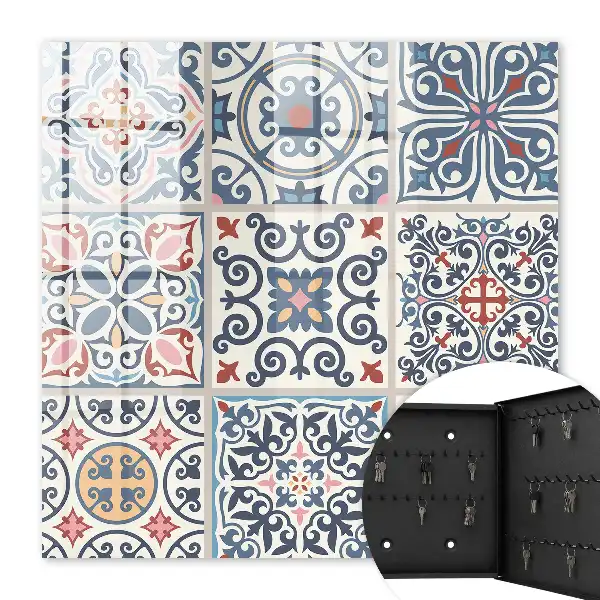 Motifs de mosaïque riches en détails