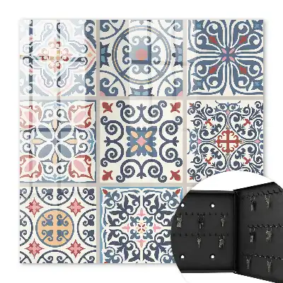 Motifs de mosaïque riches en détails