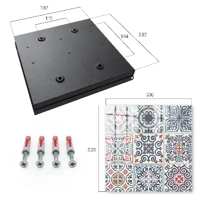 Motifs de mosaïque riches en détails