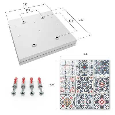 Motifs de mosaïque riches en détails