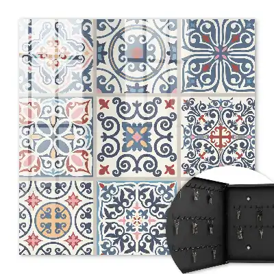 Motifs de mosaïque riches en détails