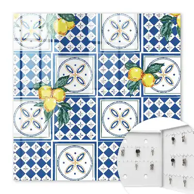 Carreaux géométriques citron