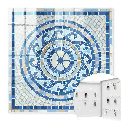 Mosaïque géométrique dans les tons beiges