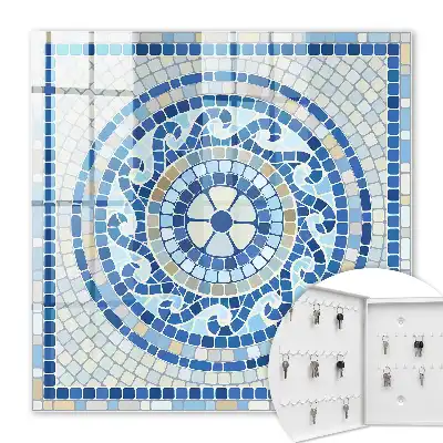Mosaïque géométrique dans les tons beiges