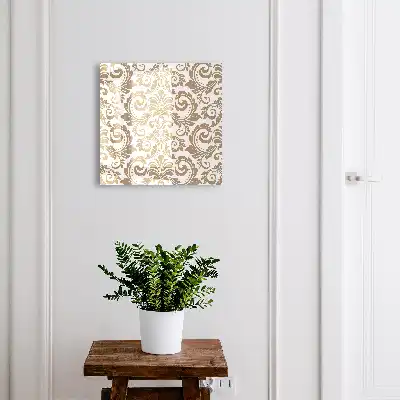 Ornement floral à l'élégance classique