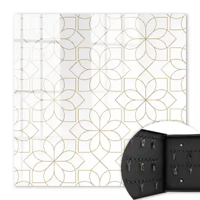 Motif floral clair en arrière-plan