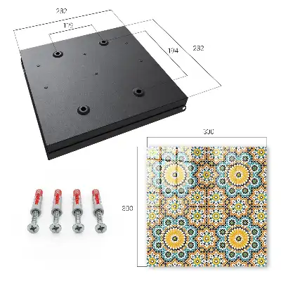 Mosaïque à motifs géométriques