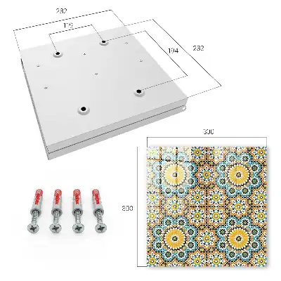 Mosaïque à motifs géométriques