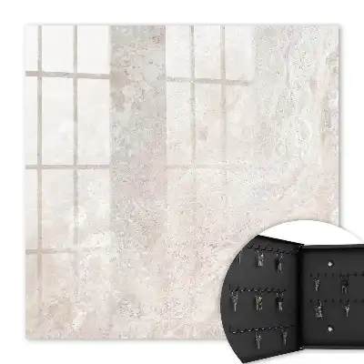 Tableau d'art abstrait aux nuances de beige