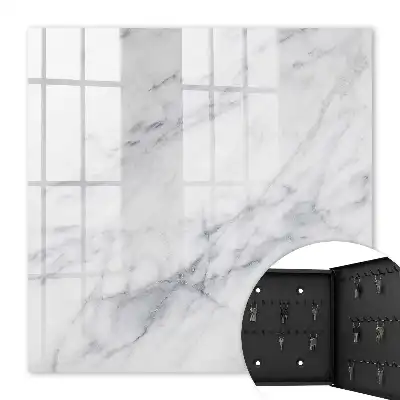 Élégance du marbre sur fond blanc