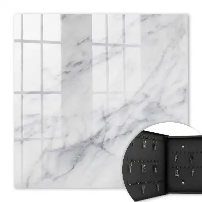 Élégance du marbre sur fond blanc