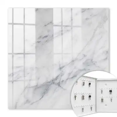 Élégance du marbre sur fond blanc
