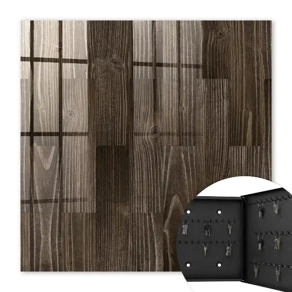 Bois brun au grain distinct