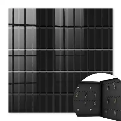 Composition de rectangles noirs