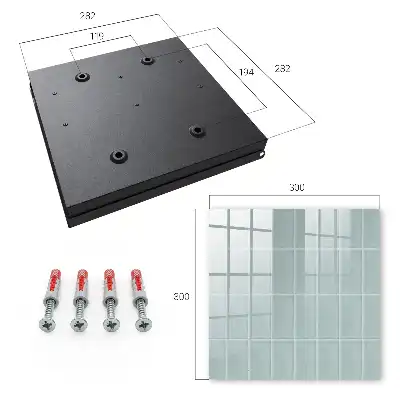 Carrelage bleu aux tons doux
