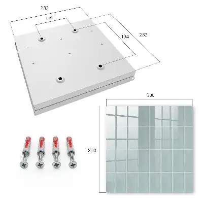 Carrelage bleu aux tons doux