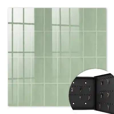 Carreaux verts à motif symétrique