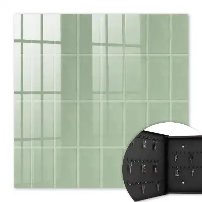 Carreaux verts à motif symétrique
