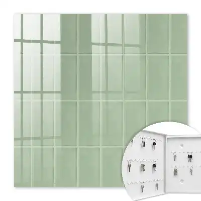 Carreaux verts à motif symétrique
