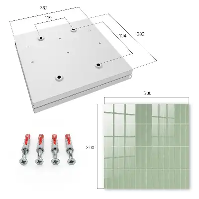 Vêtement au style minimaliste à carreaux verts
