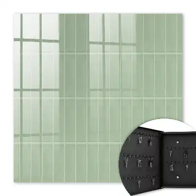 Vêtement au style minimaliste à carreaux verts