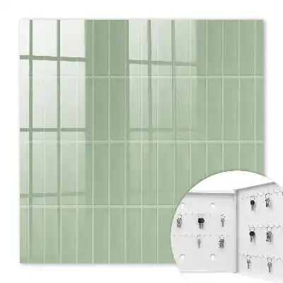 Vêtement au style minimaliste à carreaux verts