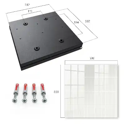 Carrelage aux tons clairs