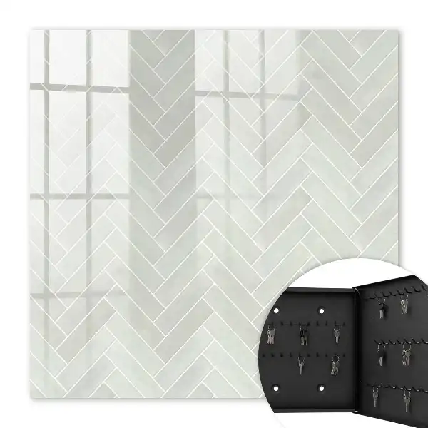 Motif à chevrons dans des tons discrets