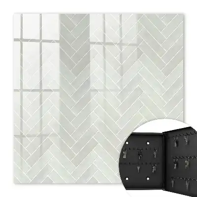 Motif à chevrons dans des tons discrets