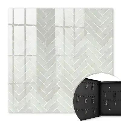 Motif à chevrons dans des tons discrets