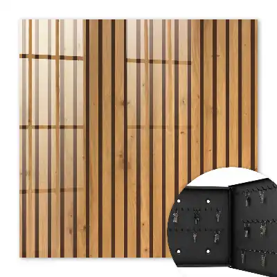 Mur en bois à motif naturel