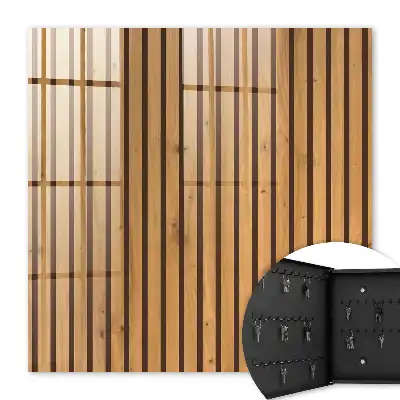 Mur en bois à motif naturel