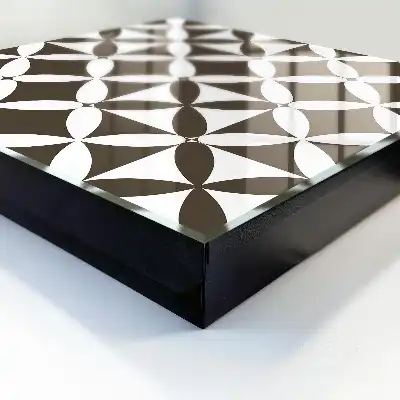 Composition géométrique symétrique contrastée