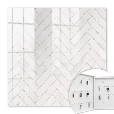 Accent en chevrons de marbre