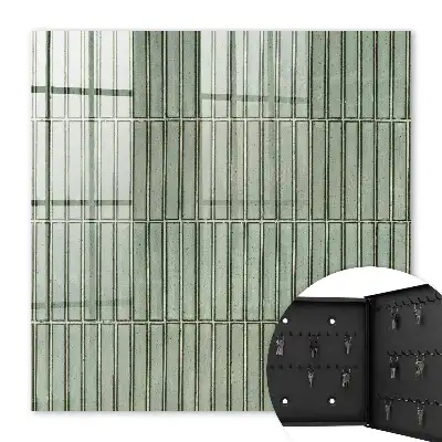 Motifs de carreaux verts