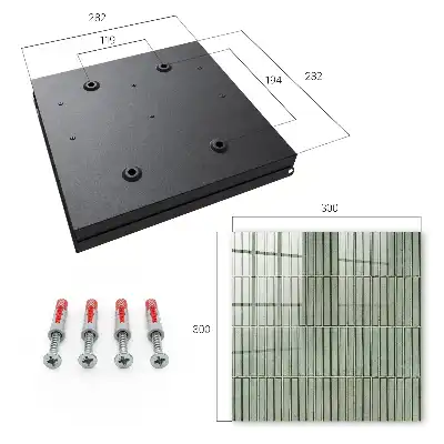 Motifs de carreaux verts