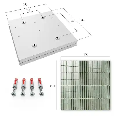 Motifs de carreaux verts
