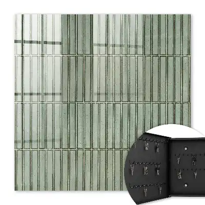 Motifs de carreaux verts