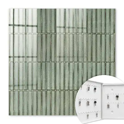 Motifs de carreaux verts