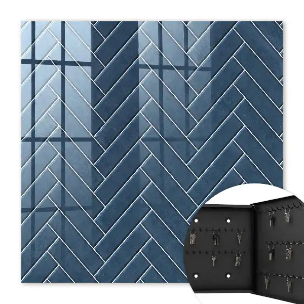 Veste bleu marine à chevrons