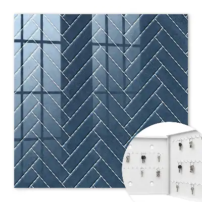 Veste bleu marine à chevrons